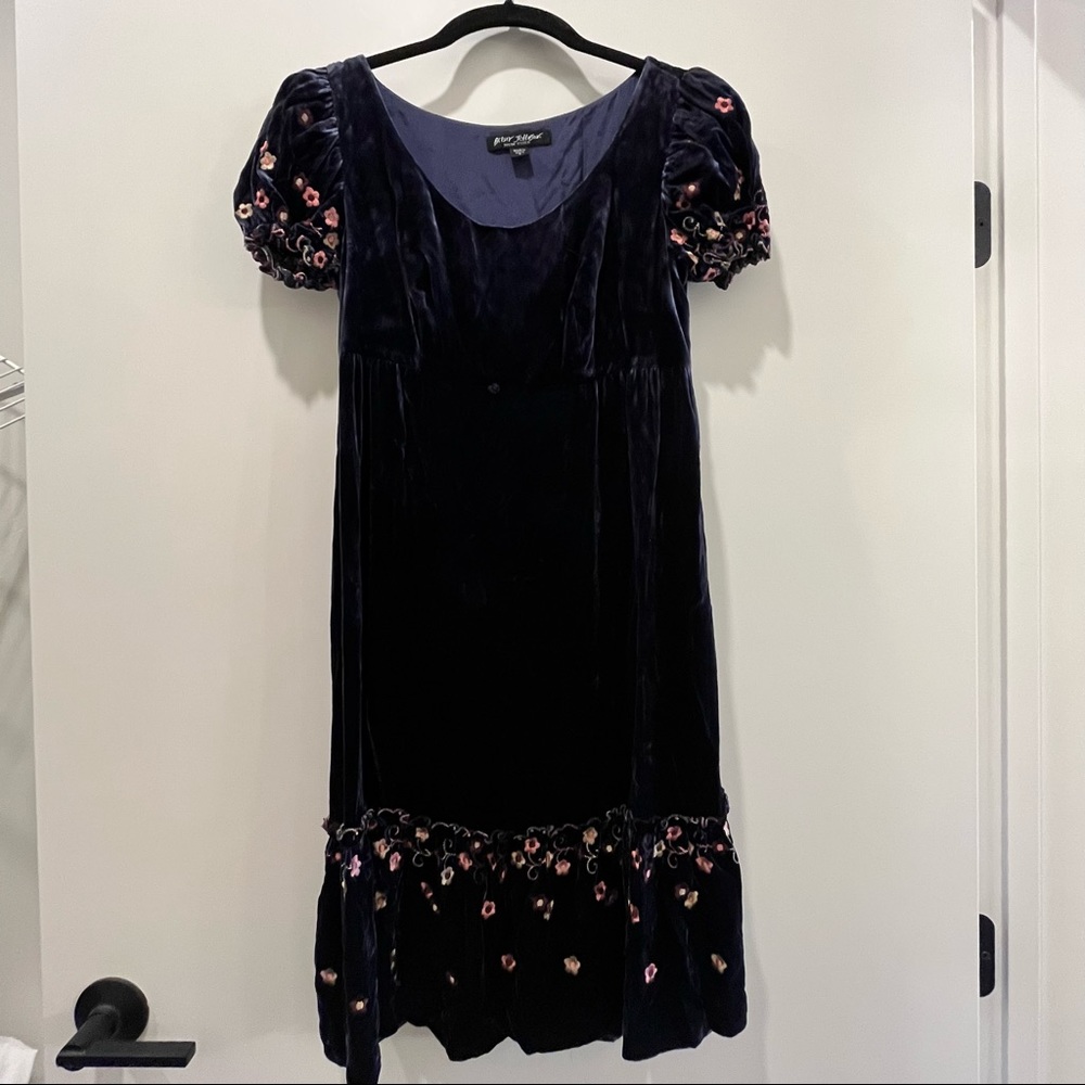 Rare Betsy Johnson Two Piece Velvet Set